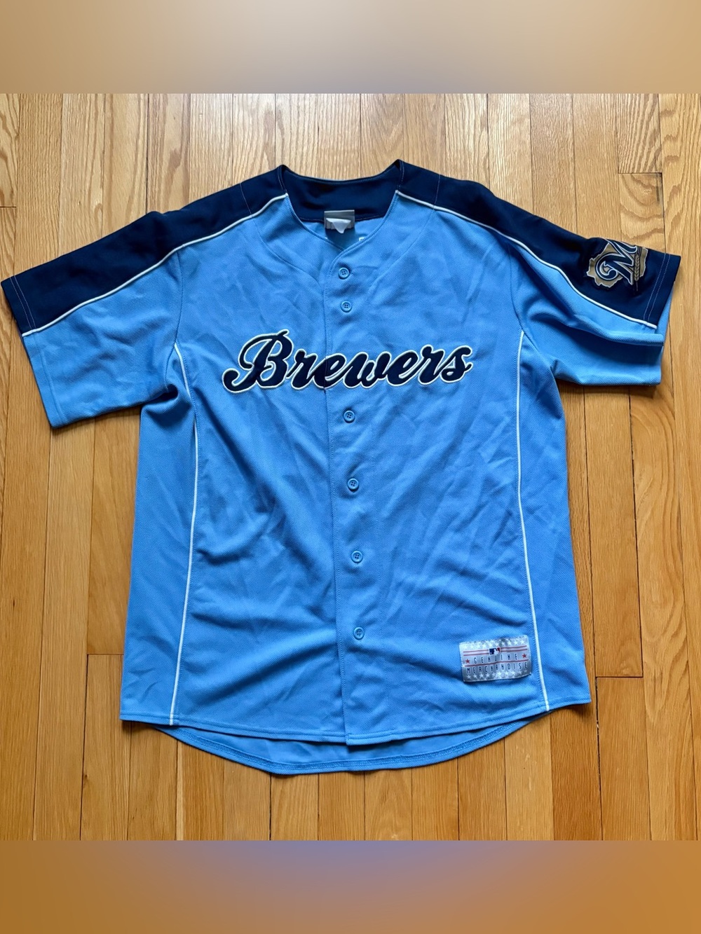 Vintage Prince Fielder #28 Milwaukee Brewers MLB Men’s Baseball Jersey Medium